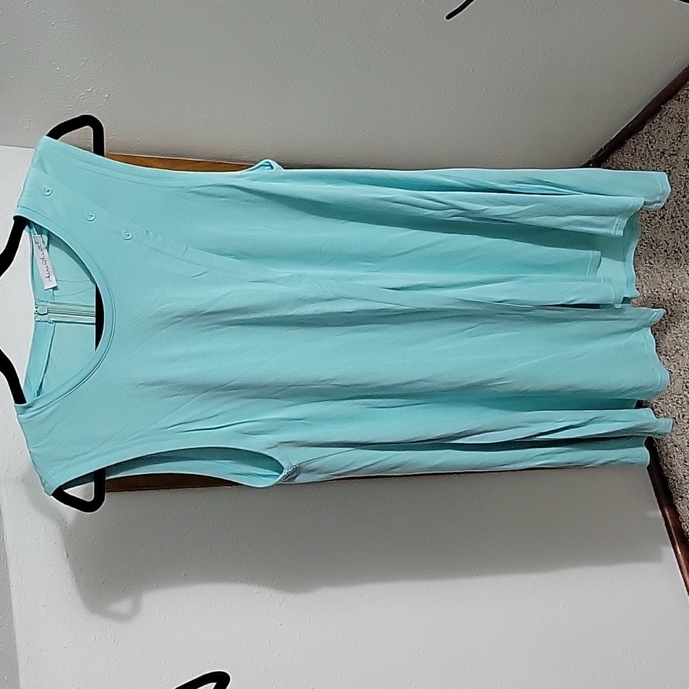 Aqua knit tunic